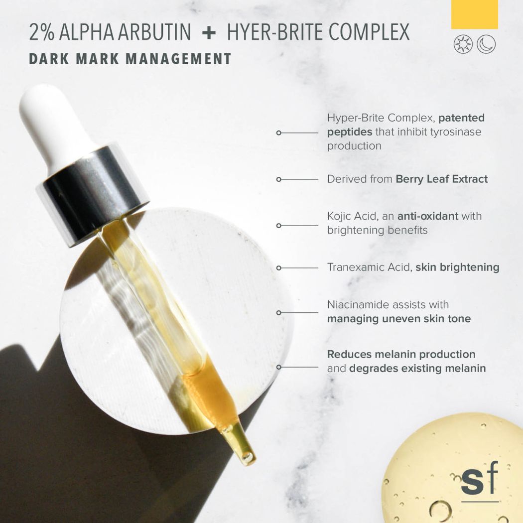 2% Alpha Arbutin + Hyper - Brite ComplexDark Mark Management 2% Alpha Arbutin + Hyper - Brite ComplexDark Mark Management